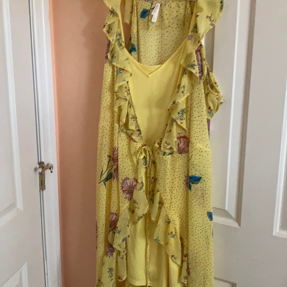 Exhilaration dress yellow